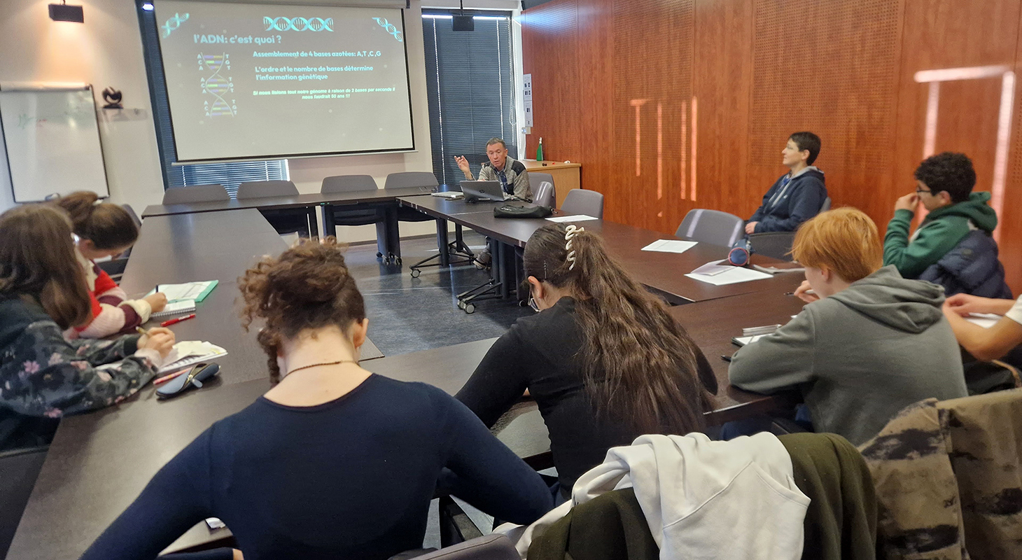 groupe de stagiaires de 3e