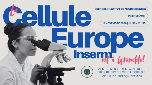 Affiche cellule Europe de l'Inserm