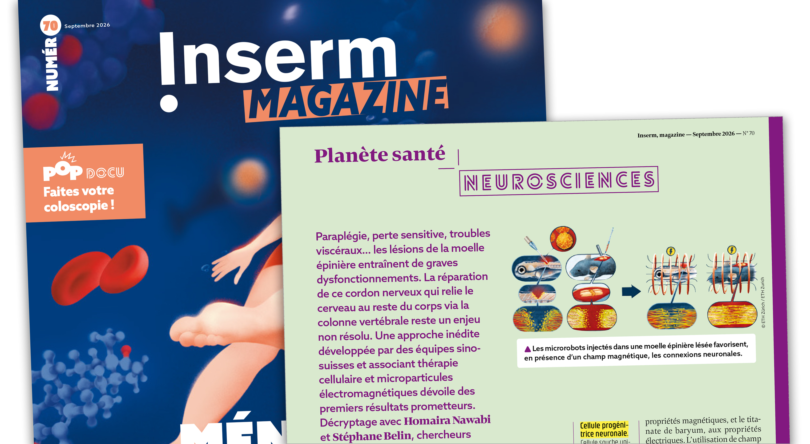 couverture du magazine de l'inserm